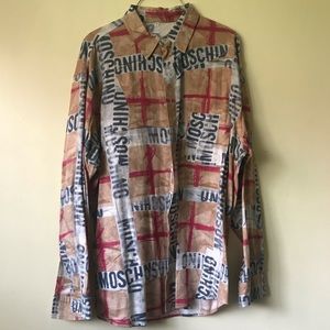 Authentic MOSCHINO button up shirt